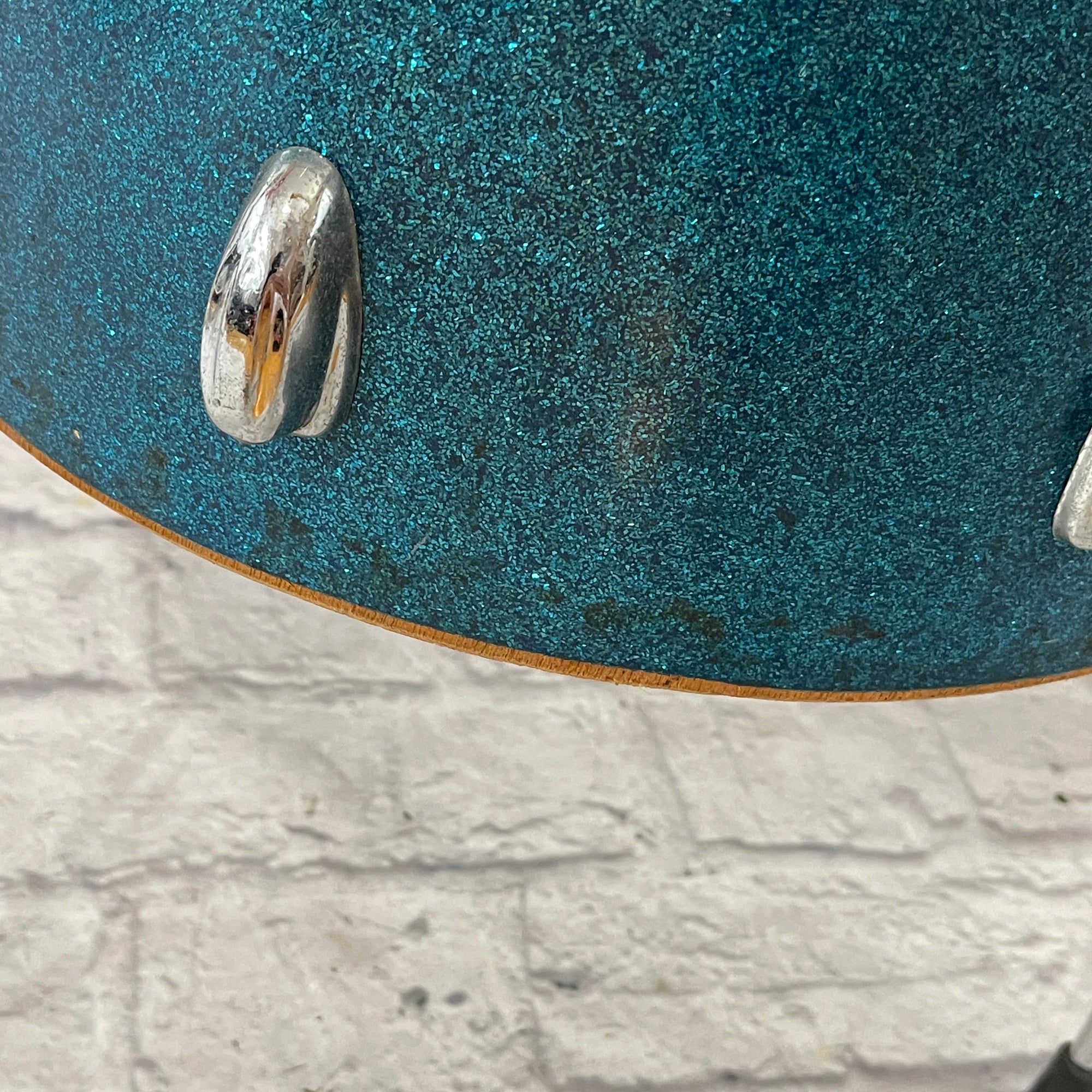 Pearl Japanese 16 x 15 Blue Sparkle Floor Tom Tom