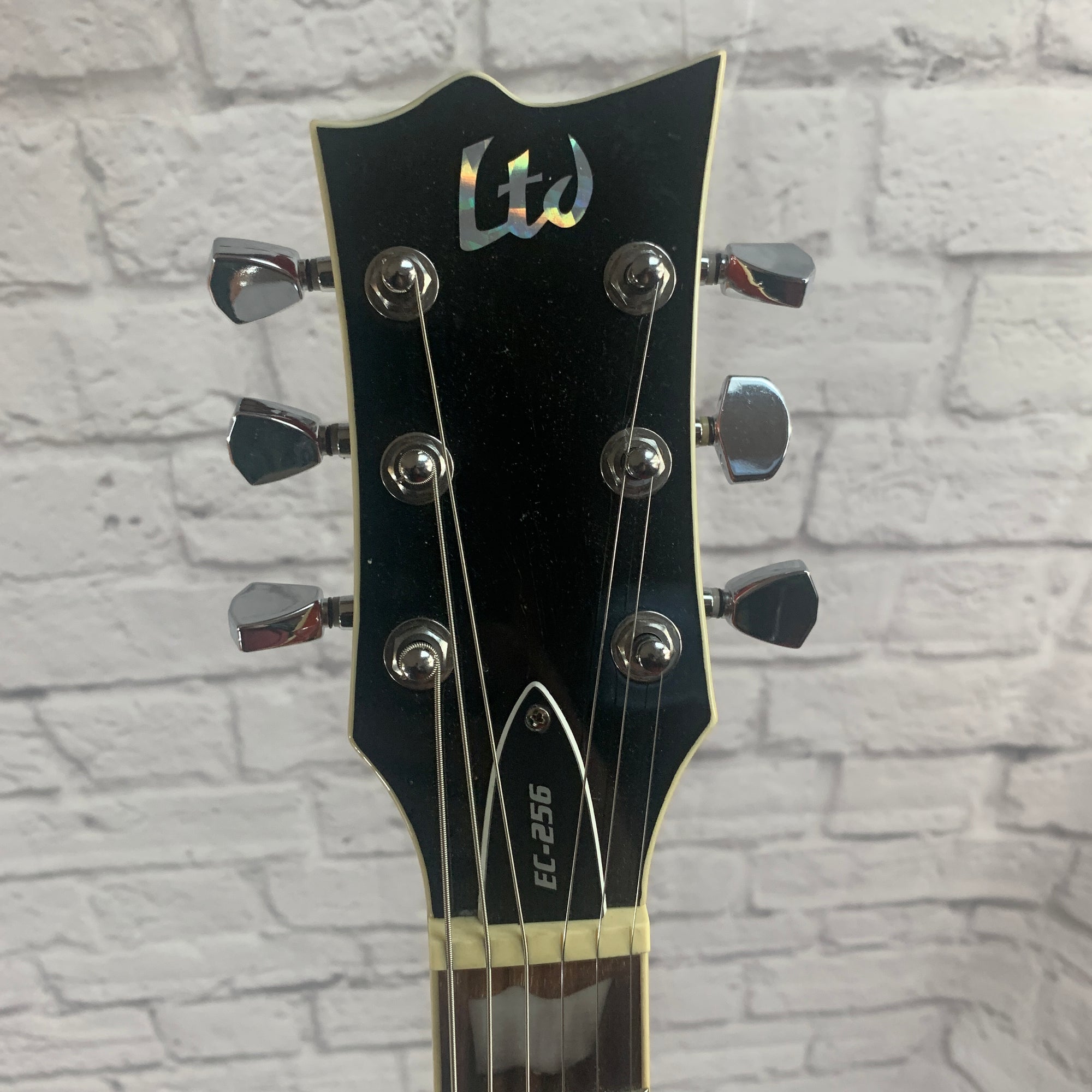 LTD EC256 Flame Top Solid Body Electric Guitar