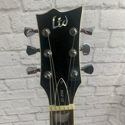 LTD EC256 Flame Top Solid Body Electric Guitar