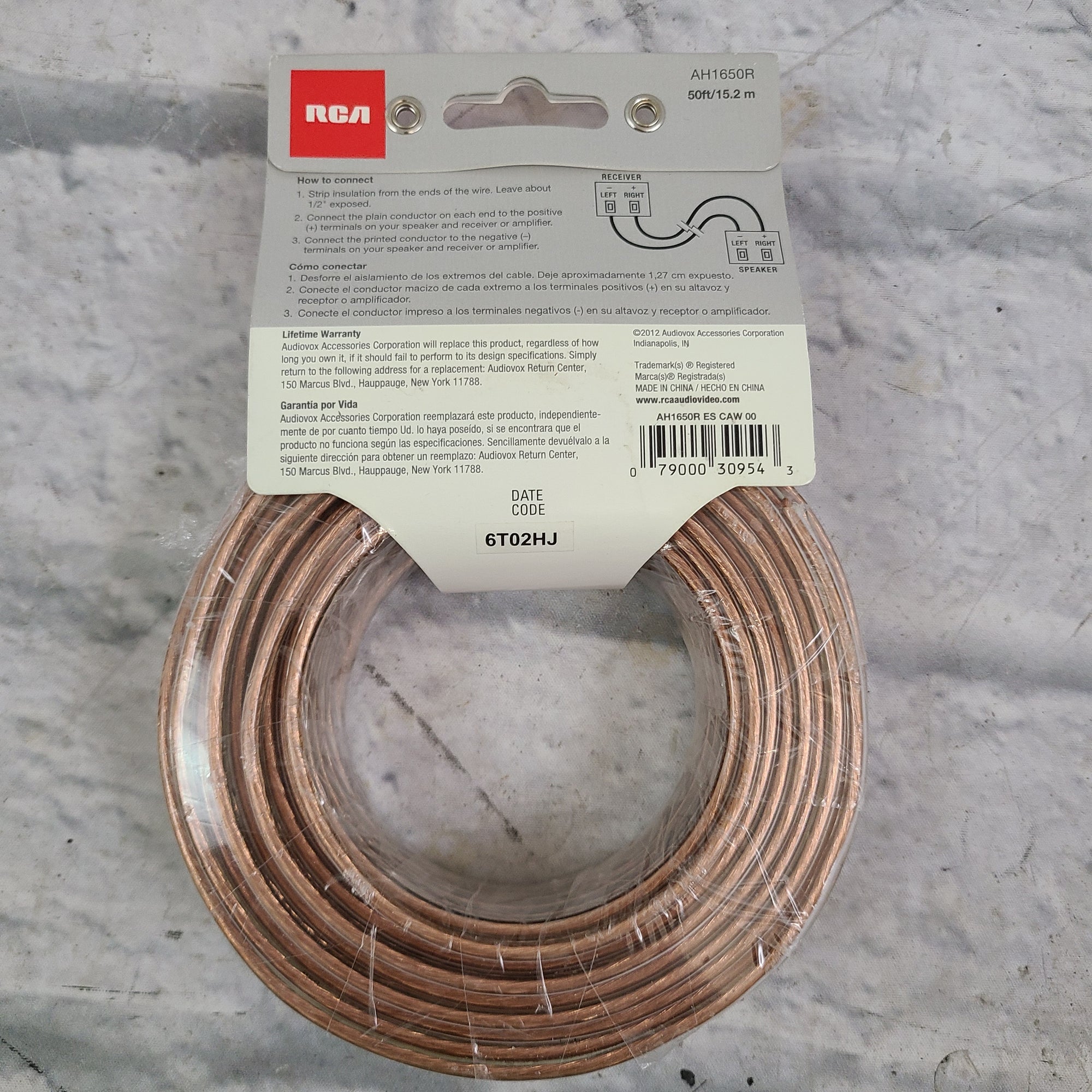 RCA 50ft 16 Gauge Speaker Wire New Old Stock