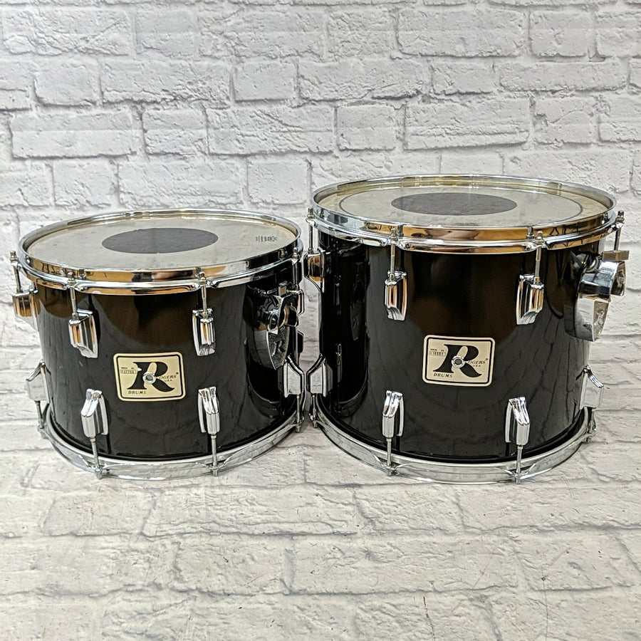 Vintage 1970s Rogers Big R Tom Pair