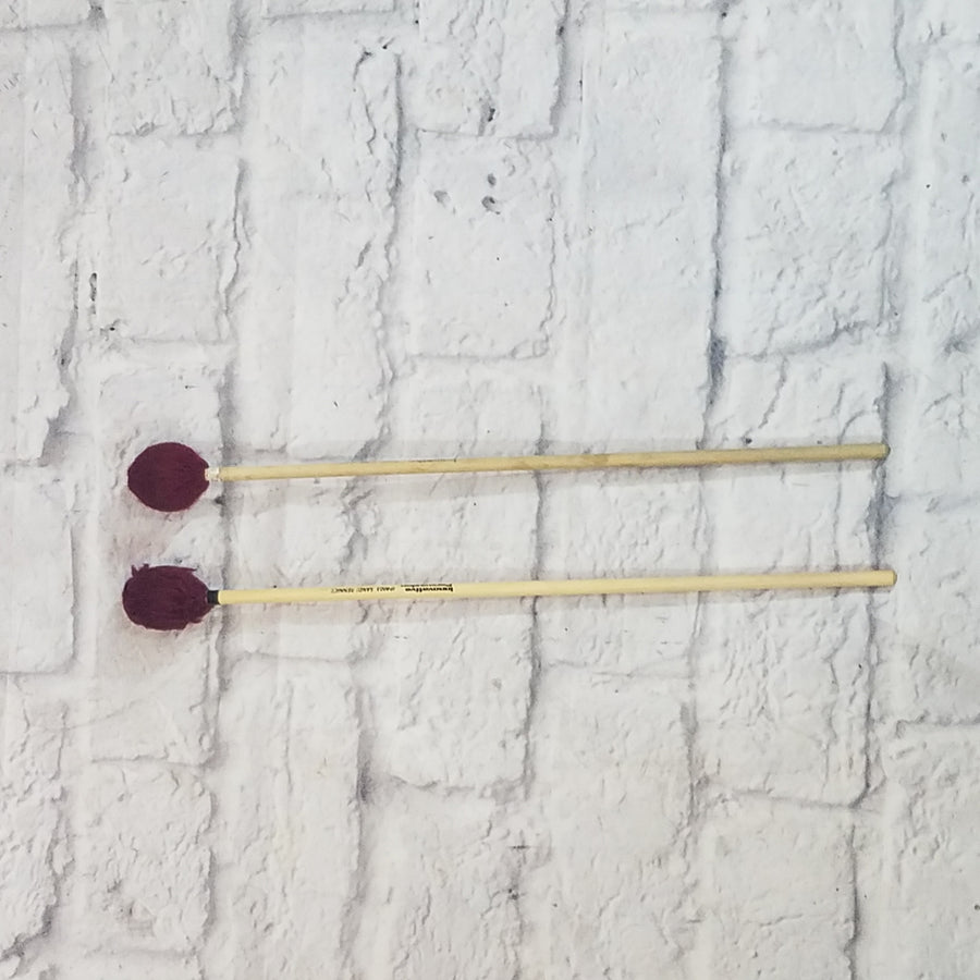 Innovative Percussion IP4001 Soft Marimba Mallets - Cranberry Yarn - Birch