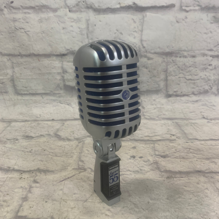 Shure "Super 55" Deluxe Supercardioid Dynamic Microphone