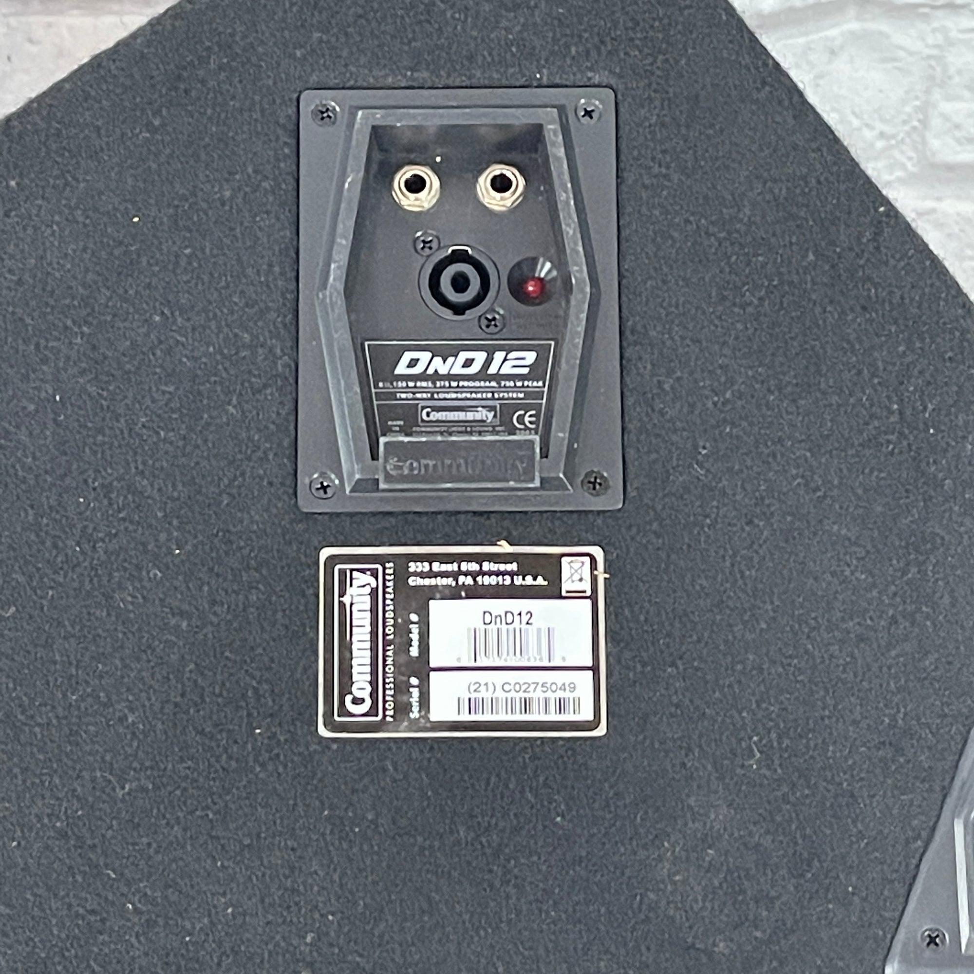 Community DND12 Passive Speaker Pair