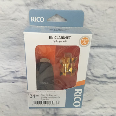 Rico Bb Clarinet Ligature and Mouthpiece Cap Set