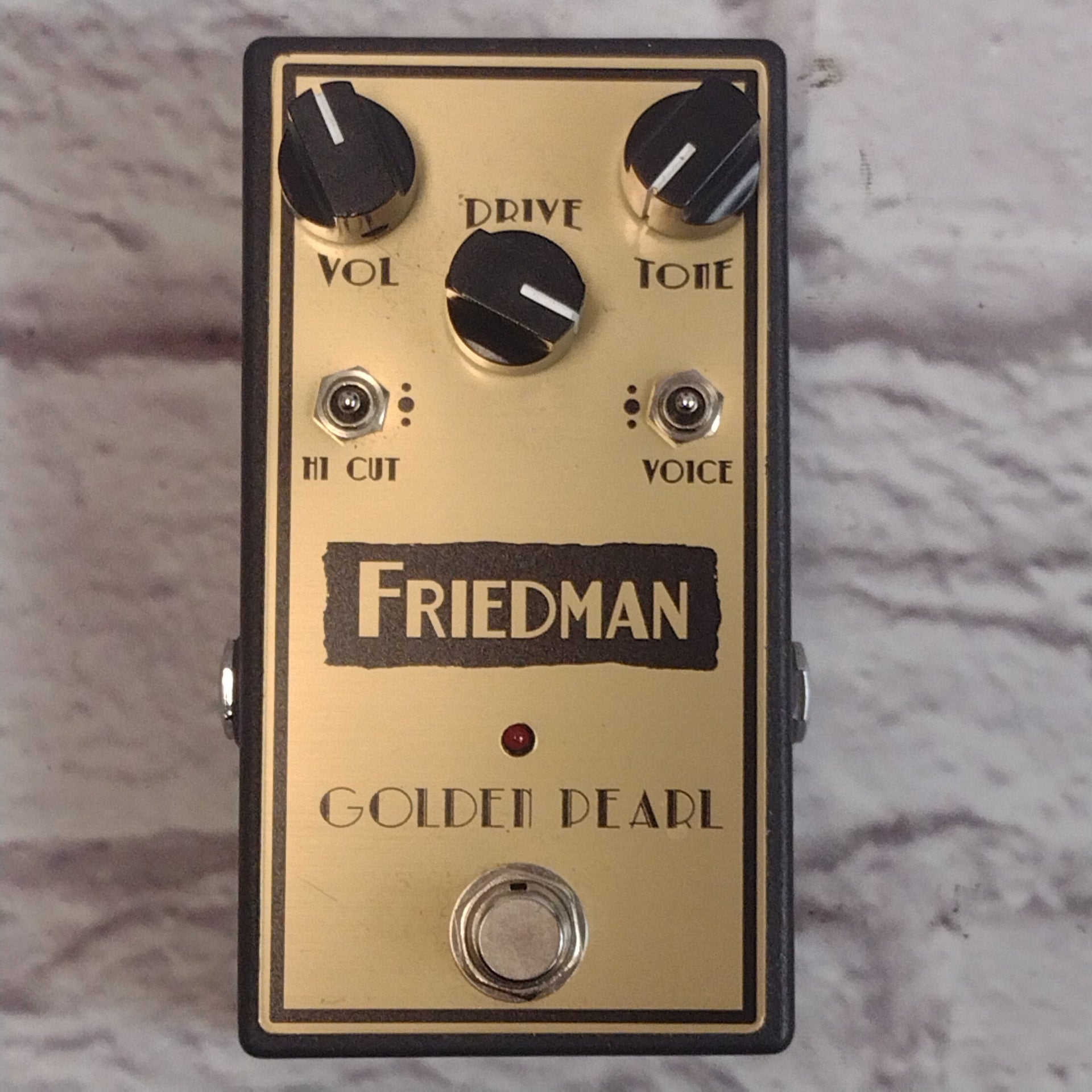 Friedman Golden Pearl Low Gain Overdrive Pedal