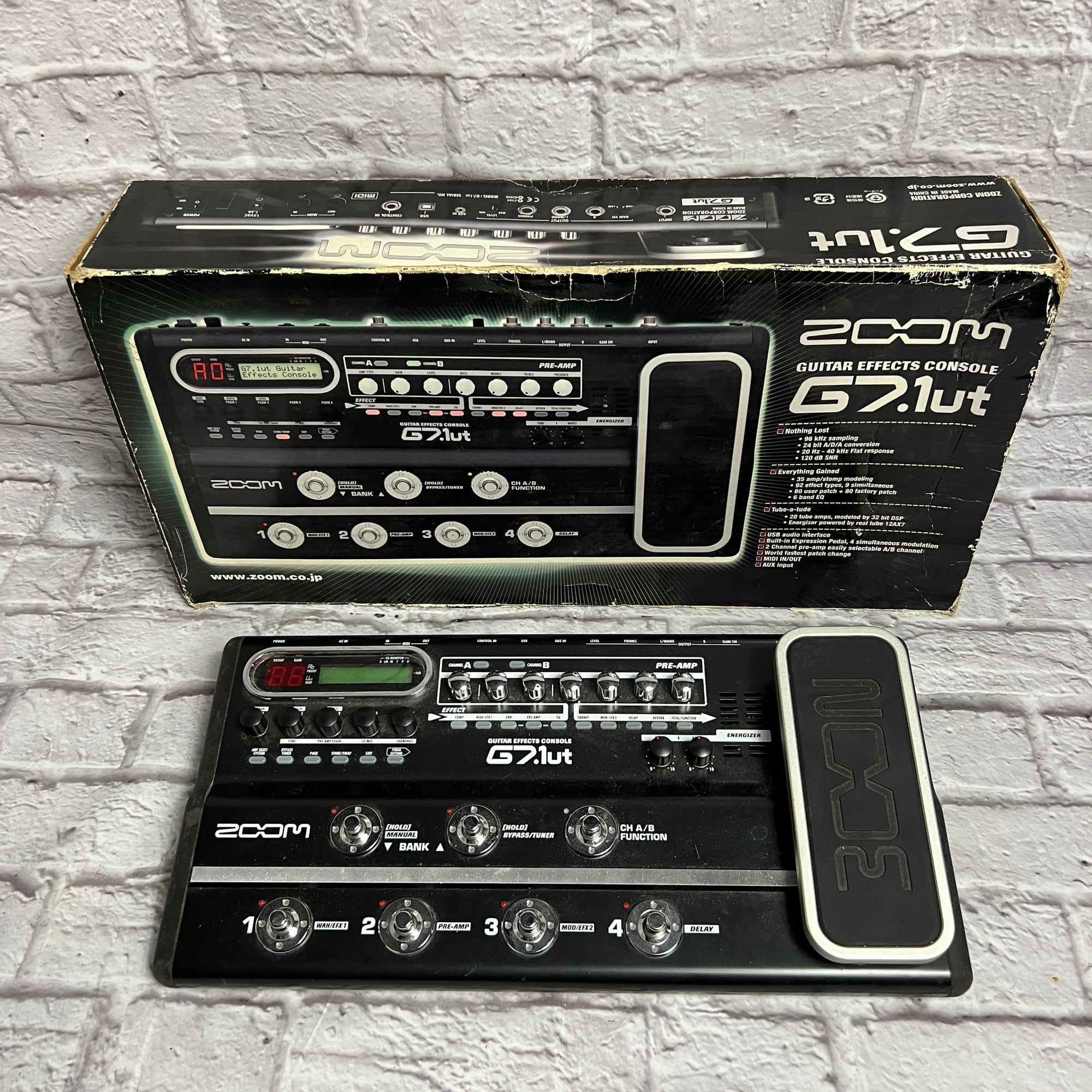 Zoom G7.1ut Multileffects Processor Pedal