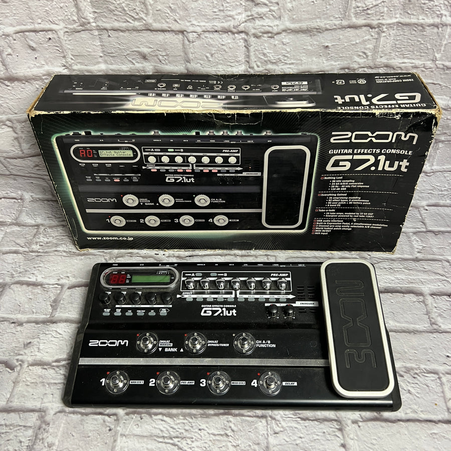 Zoom G7.1ut Multileffects Processor Pedal