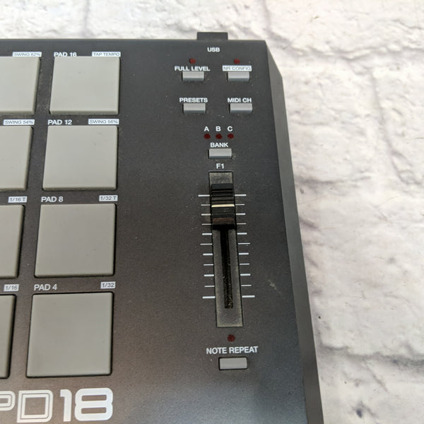 Akai MPD18 Compact Pad Controller - Evolution Music