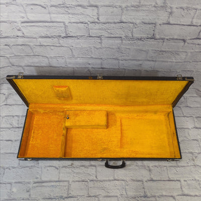 Unknown Electric Guitar Case Hard Case Yellow Plush Interior