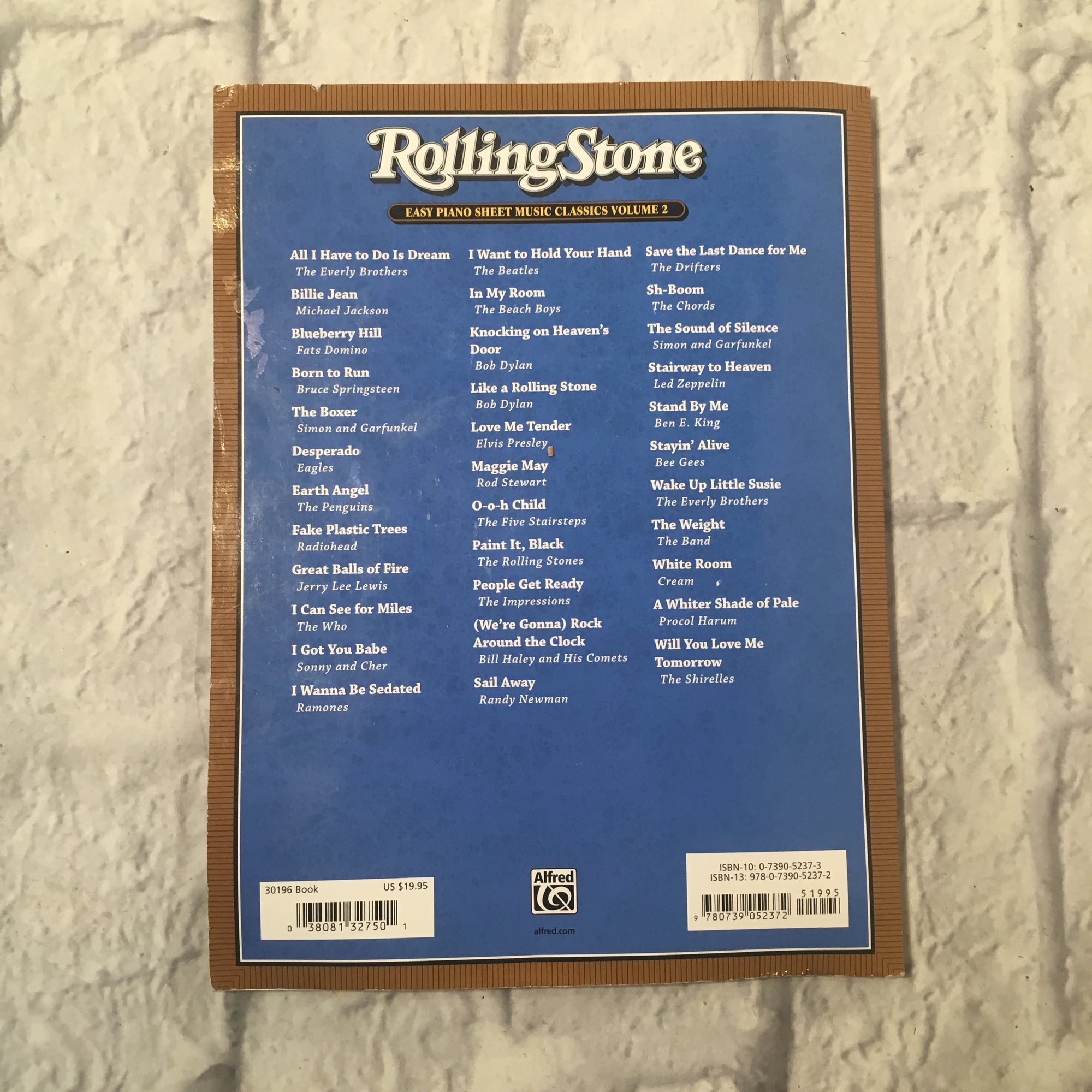 Alfred Rolling Stone Easy Piano Sheet Music Classics Volume 2