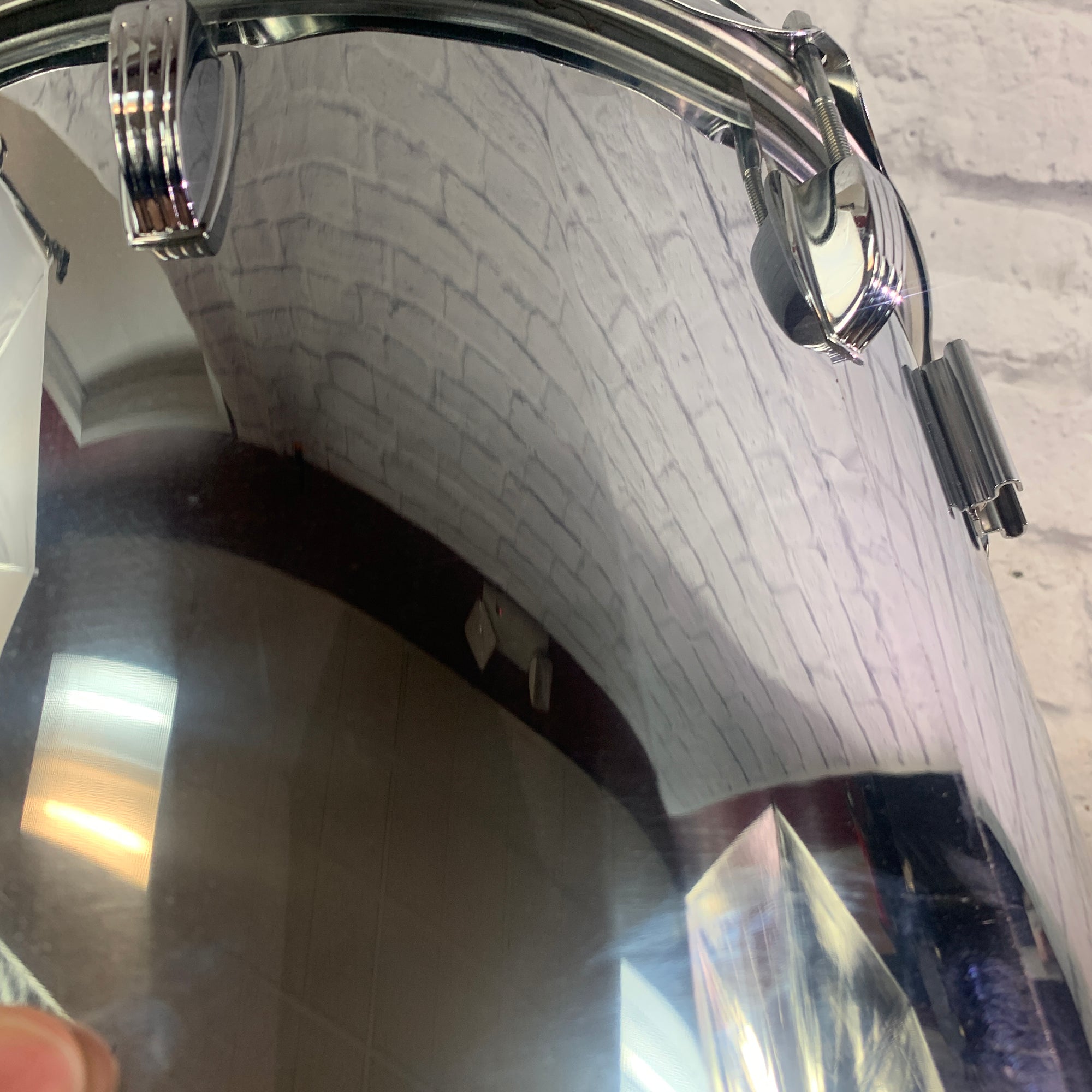 Ludwig 14 Chrome Over Vistalite Tom