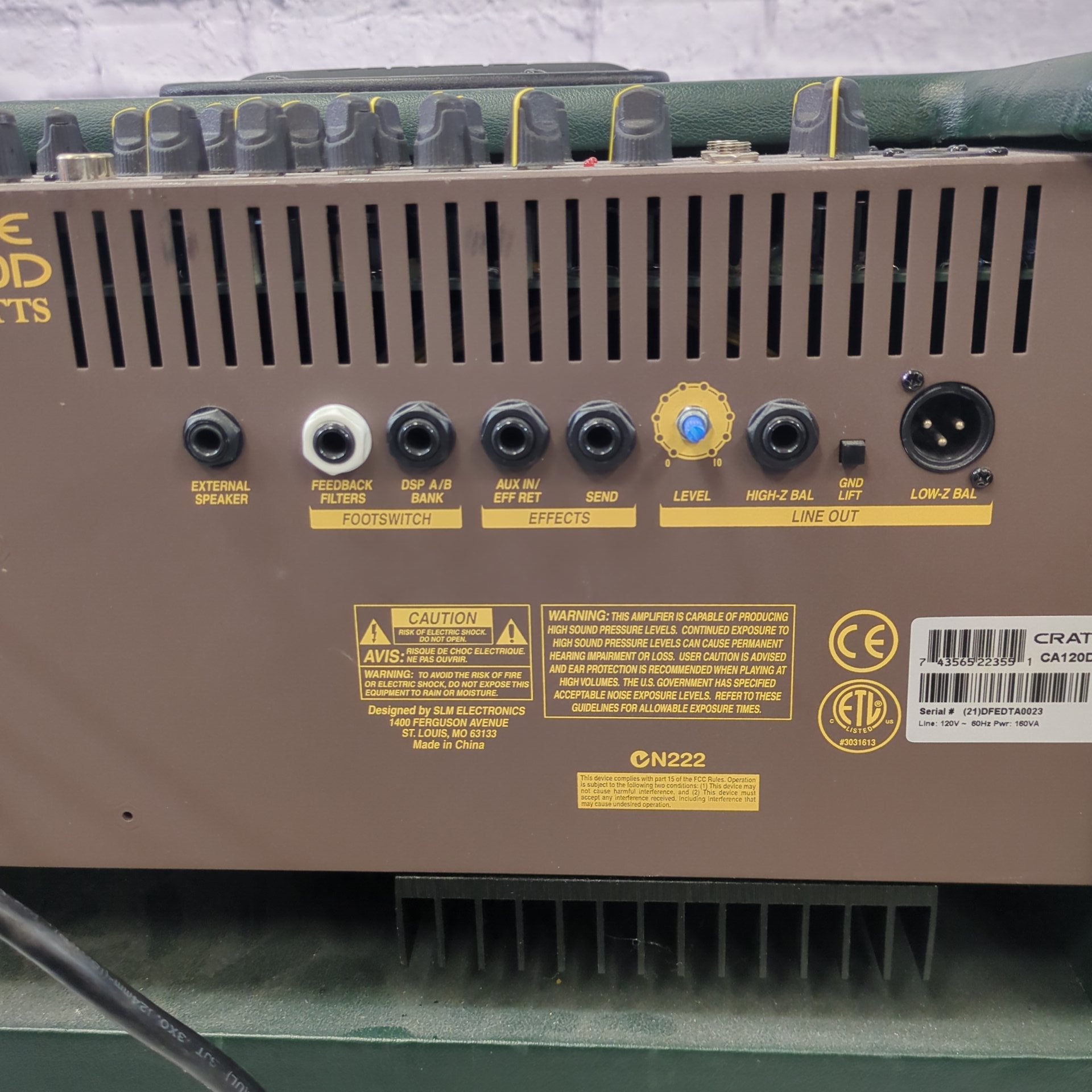 Crate Acoustic CA120 Amp