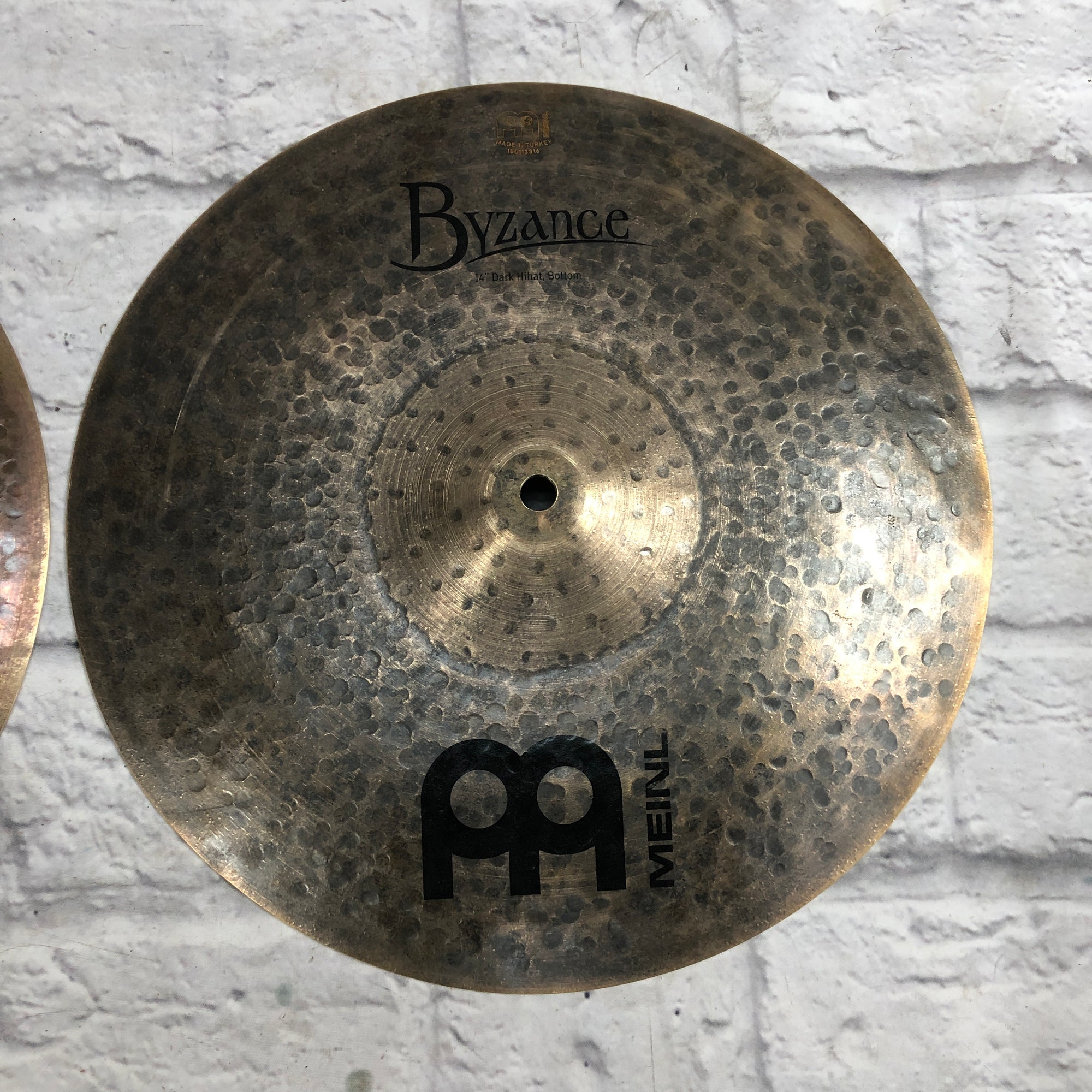 Meinl 14in Byzance Dark Hi Hat Cymbal Pair