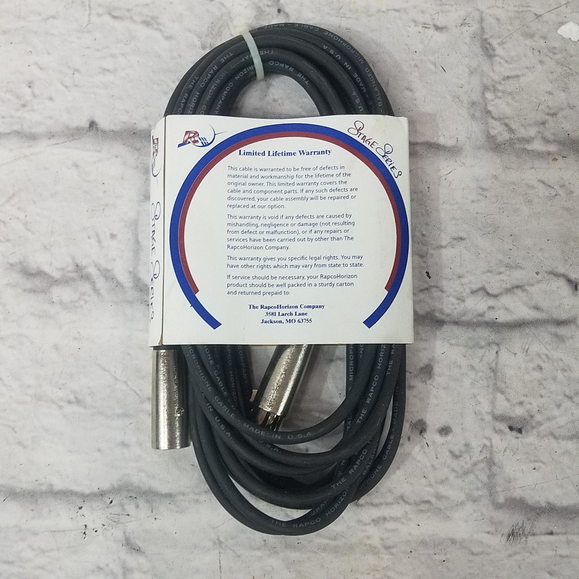 Rapco Horizon M1-20 20ft XLR Cable