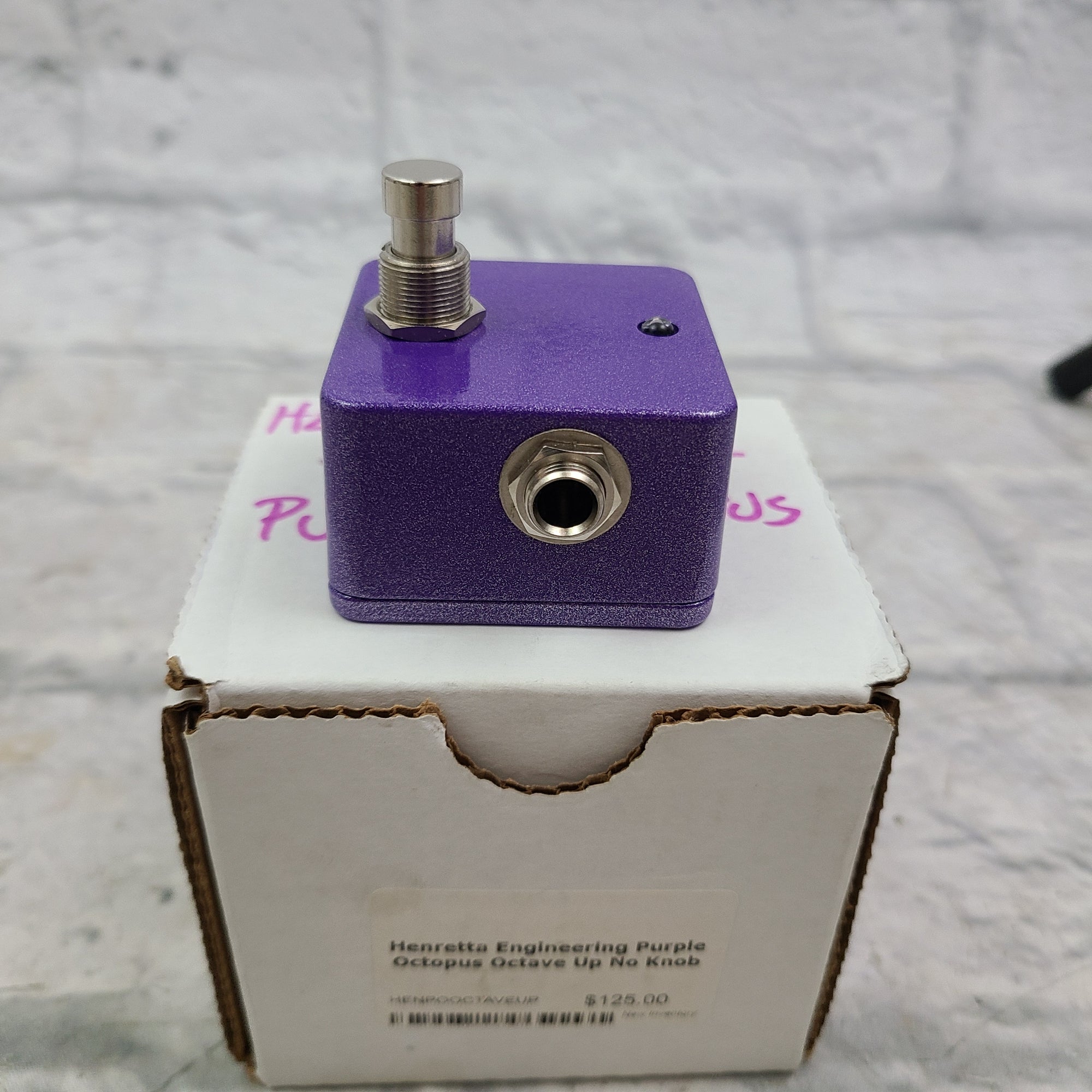 octopus pedal Henretta Engineering Purple Octopus Octave Up Pedal