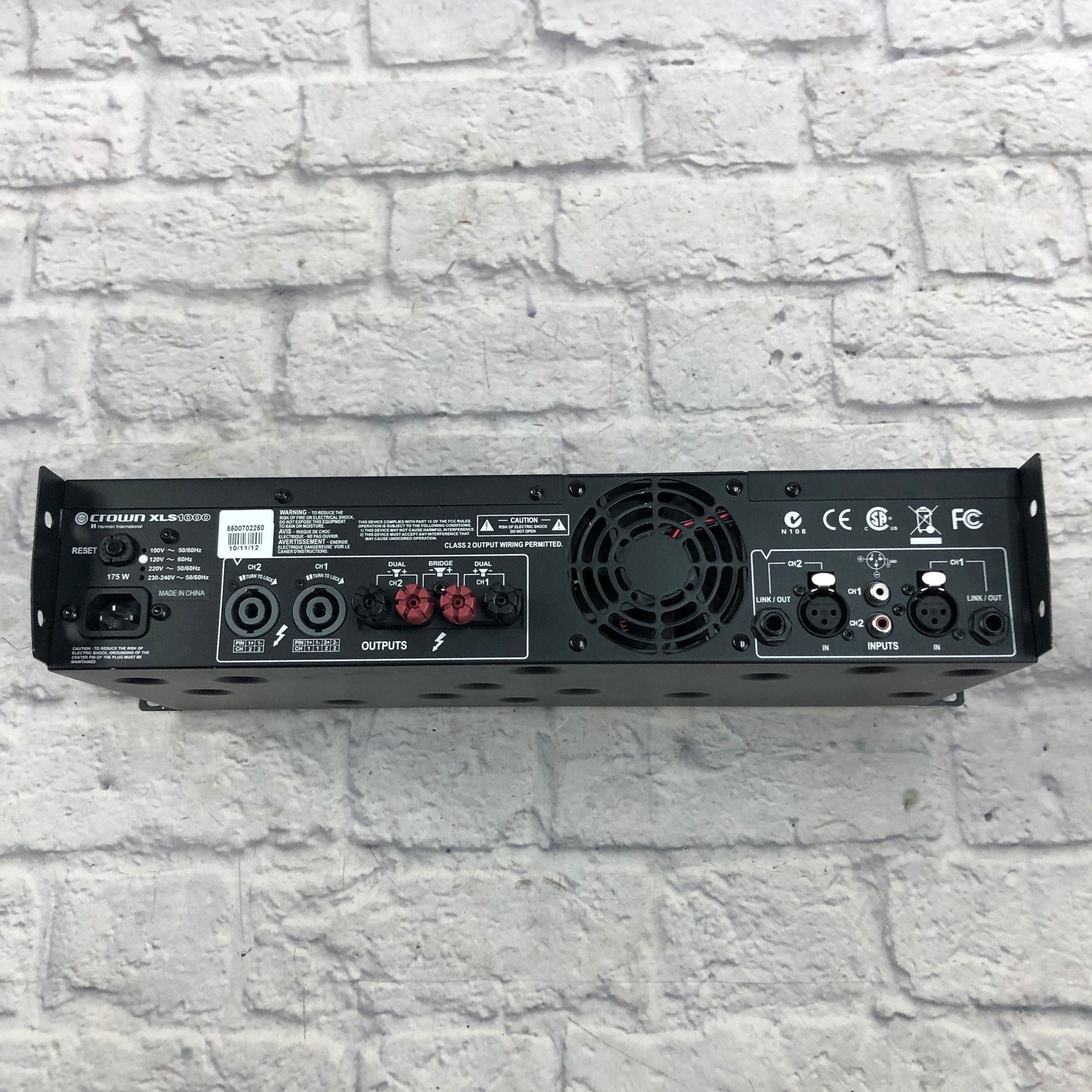 Crown XLS 1000 Power Amp
