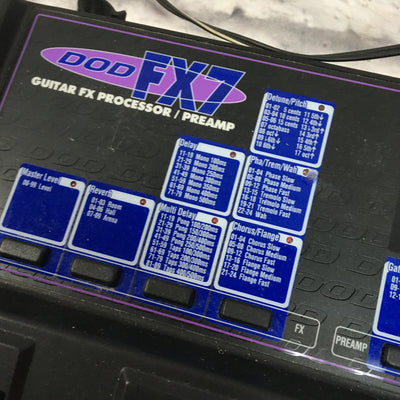 DOD FX7 Multi-Effect Pedal w/ power supply