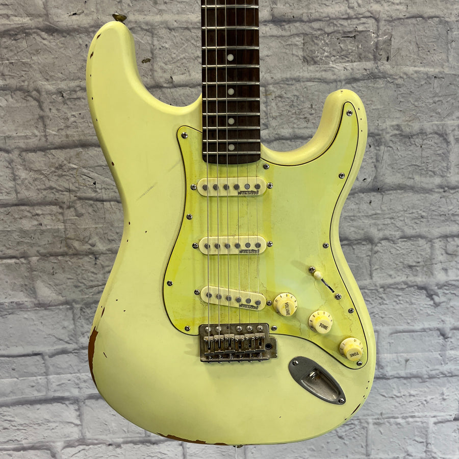 Vintage (Brand) V6MRTBG Distressed Finish Thomas Blug Strat