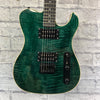 Gatto T Style Green Trans Flame Maple Top  Electric Guitar