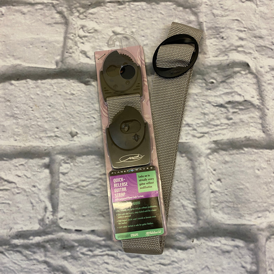 Planet Waves PWSPL101 Quick-Release Guitar Strap - Gray