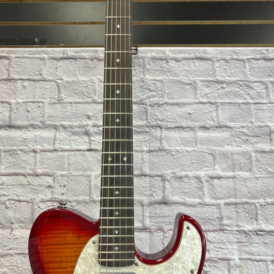 Dean Zelinsky Dellatera Z Glide Flame Maple Sunburst Electric Guitar