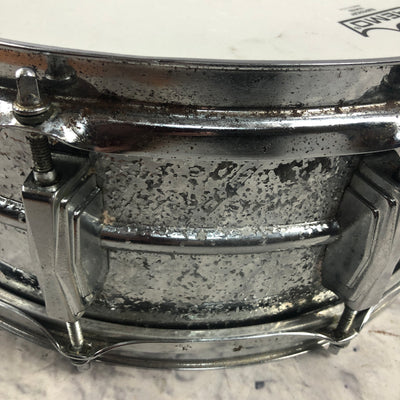 Vintage Ludwig 14x5 Supraphonic Olive Badge Aluminum Snare Drum