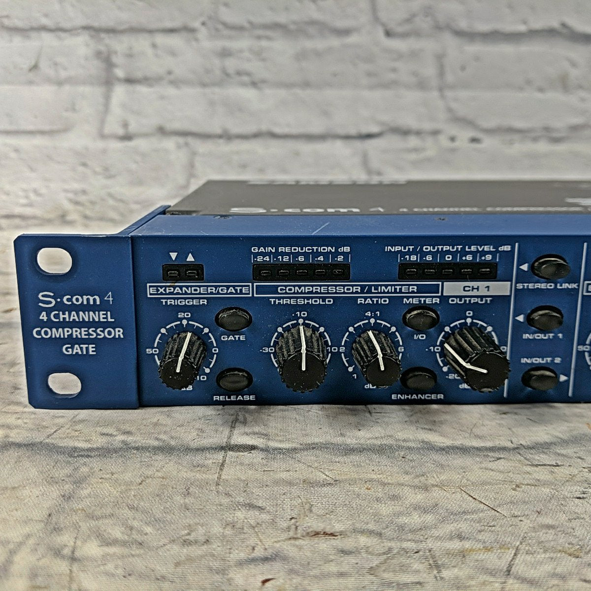 Samson S-Com 4 4-Channel Rack Compressor Gate