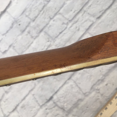 Vintage 1960s Short Scale Bass Guitar Neck (E) Rosewood Fretboard Made in Japan