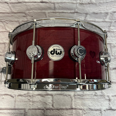 DW Collector's Series HVLT 14x6.5 Purple Heart Snare