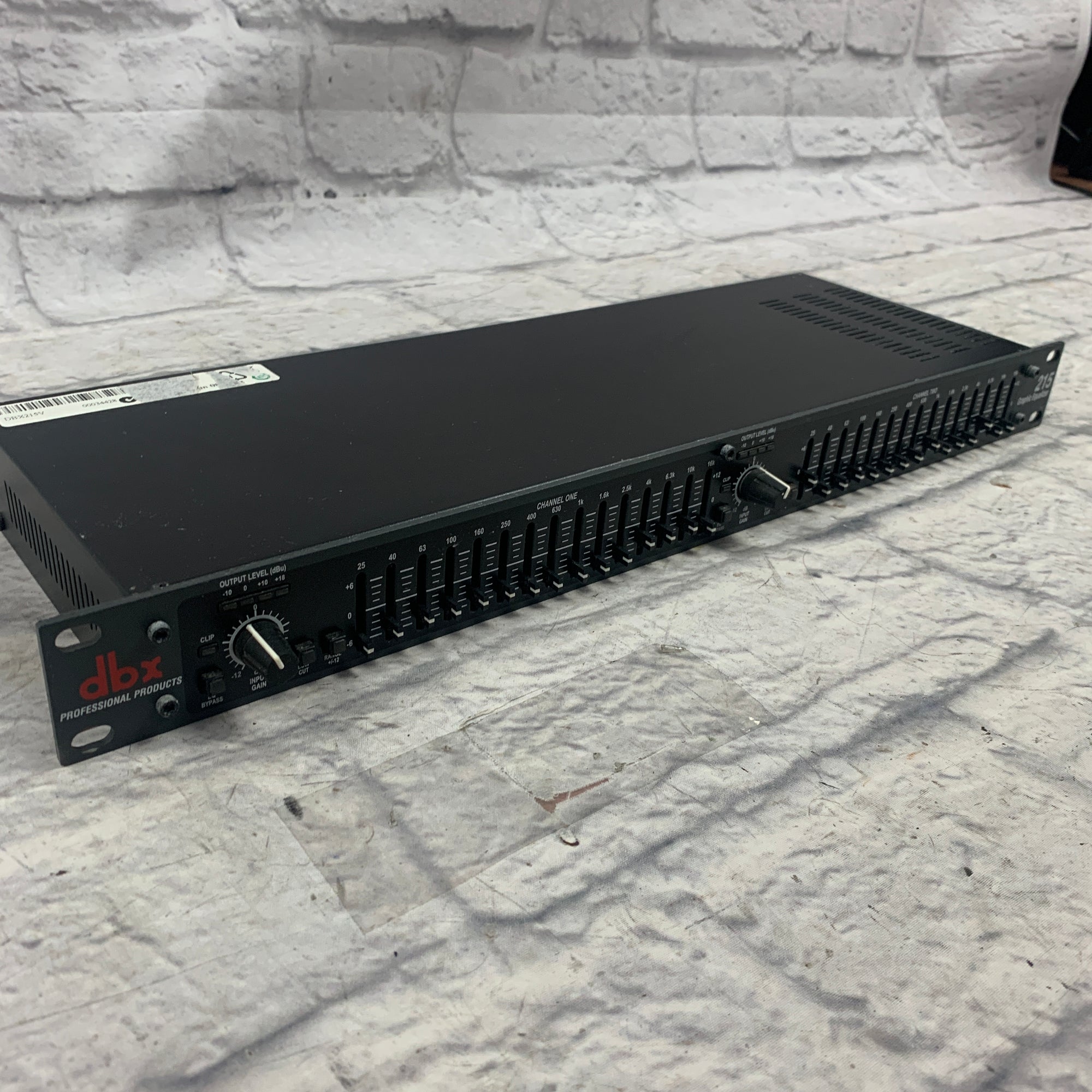 DBX 215 Rack Equalizer Rack EQ