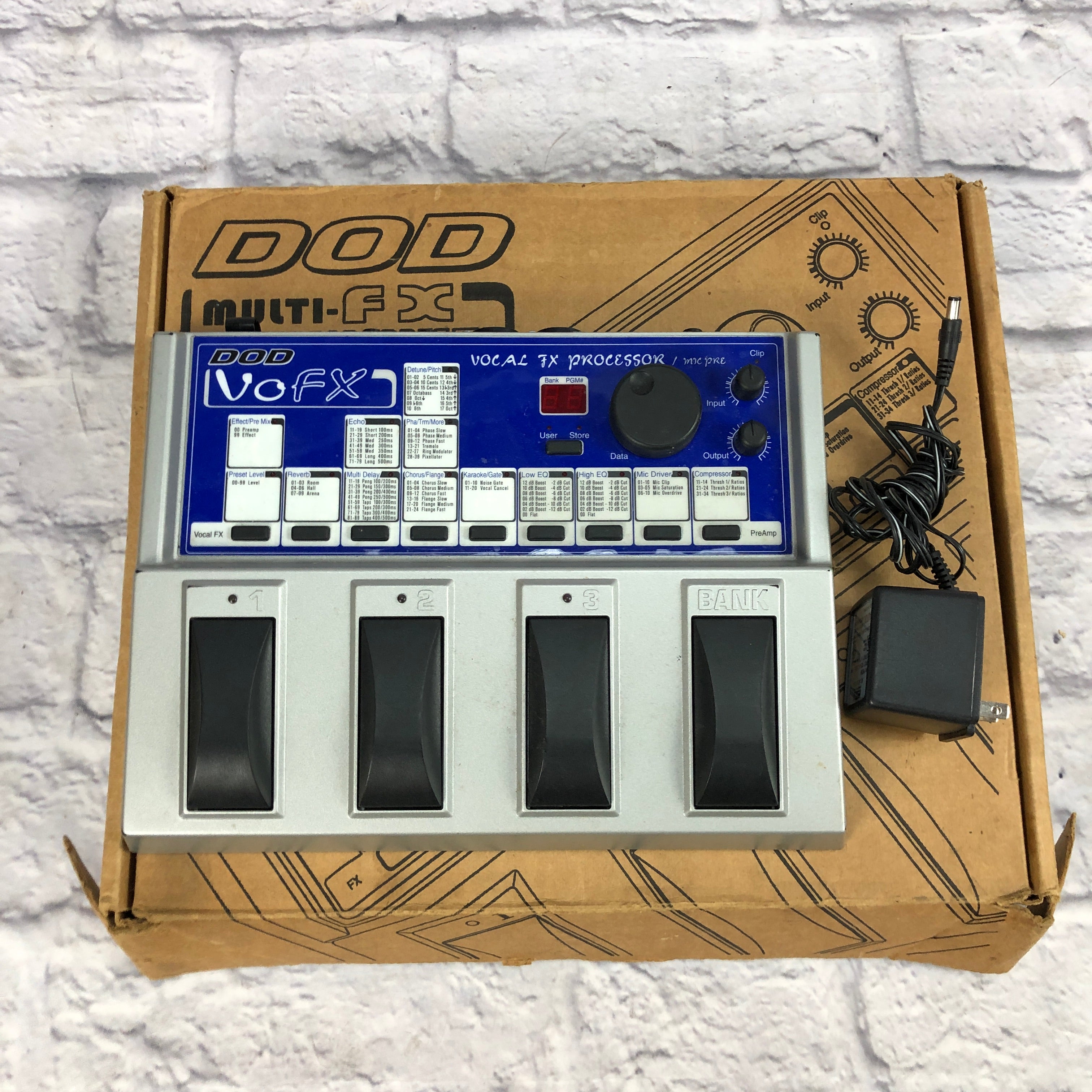 DOD VoFX ボーカルエフェクター DOD VOFX Vocal Effects Pedal - Evolution Music