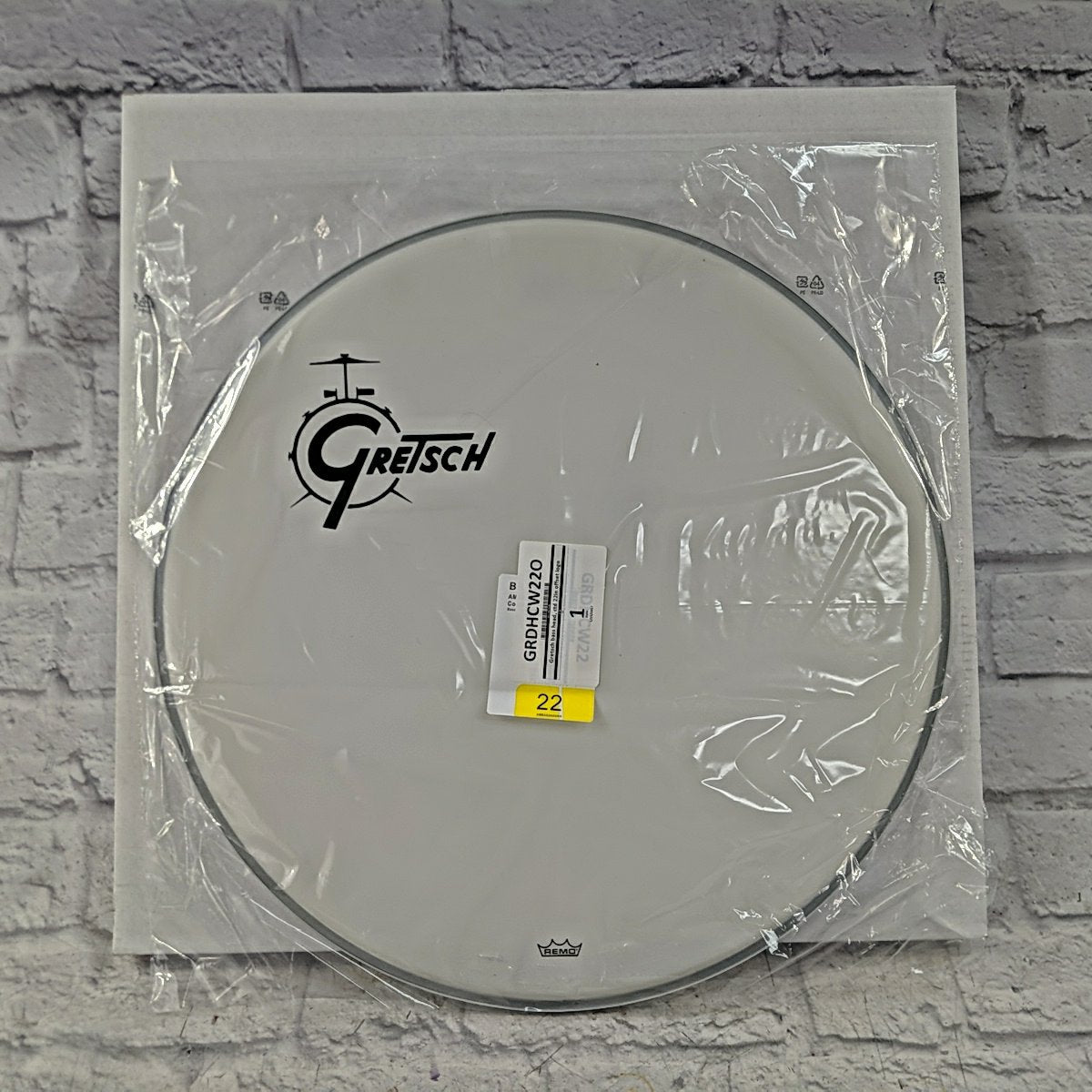 Gretsch 22 Offset Bass Drum Head