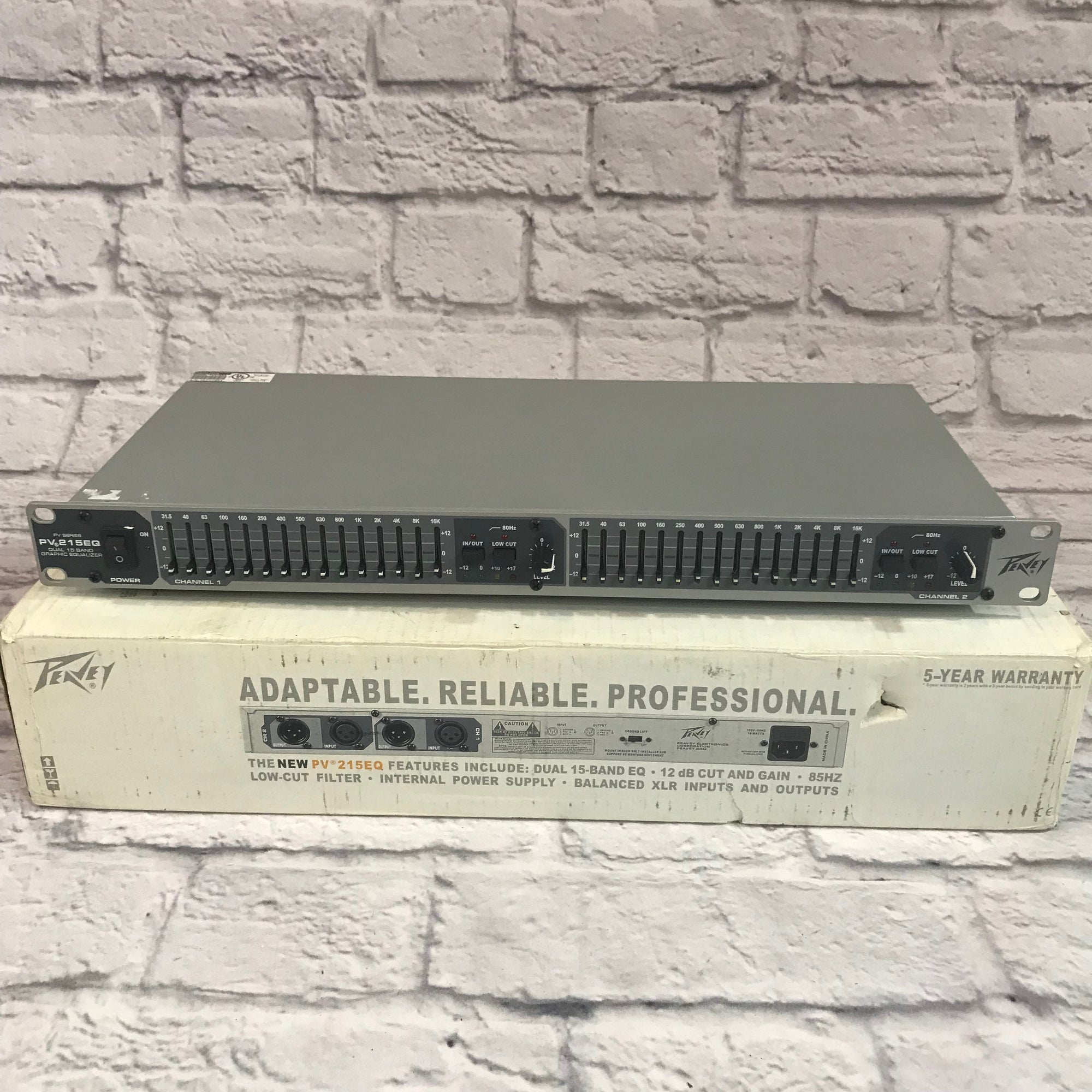 Peavey 215EQ Dual 15 Band Graphic Equalizer