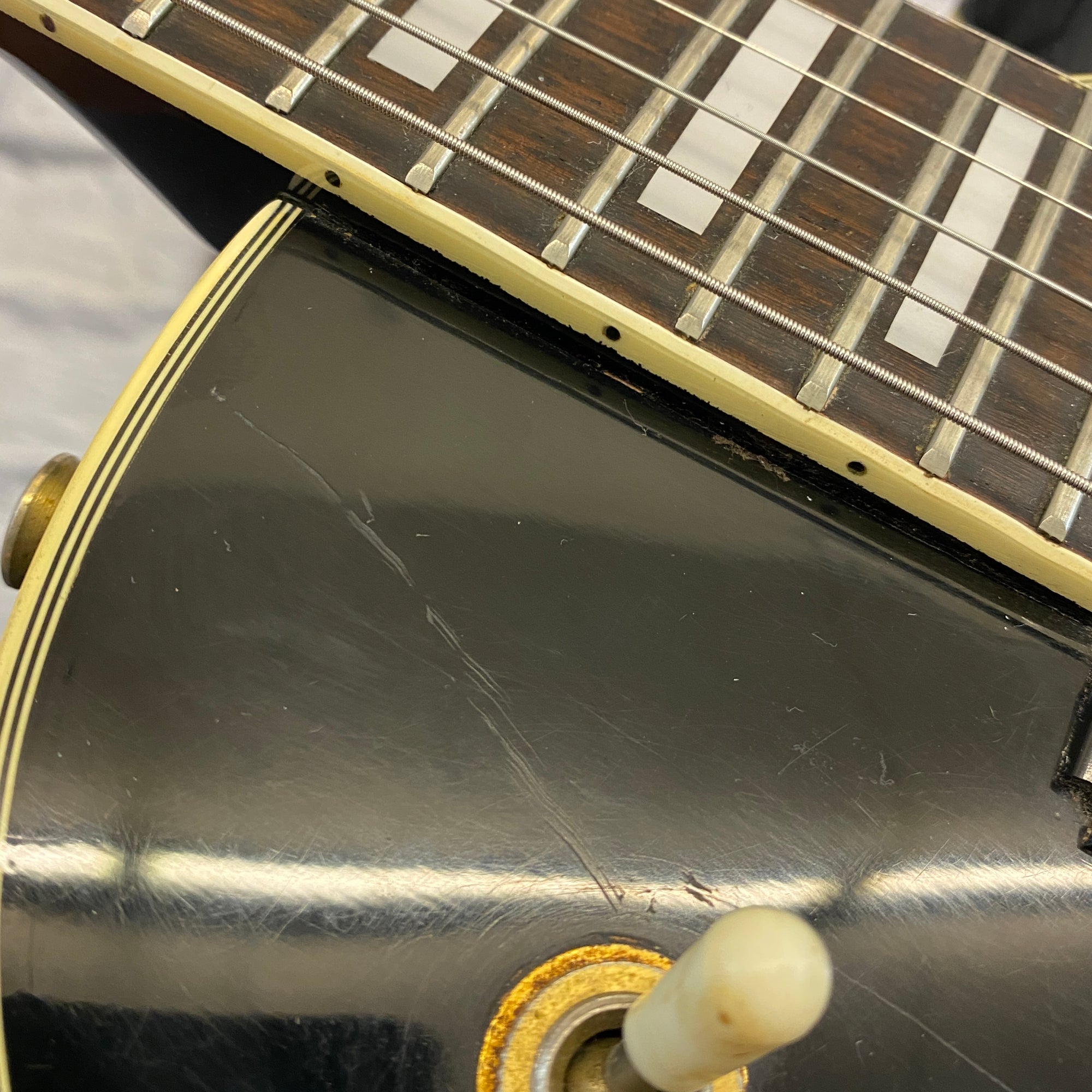 Vintage MIJ LP Style Electric Guitar Black