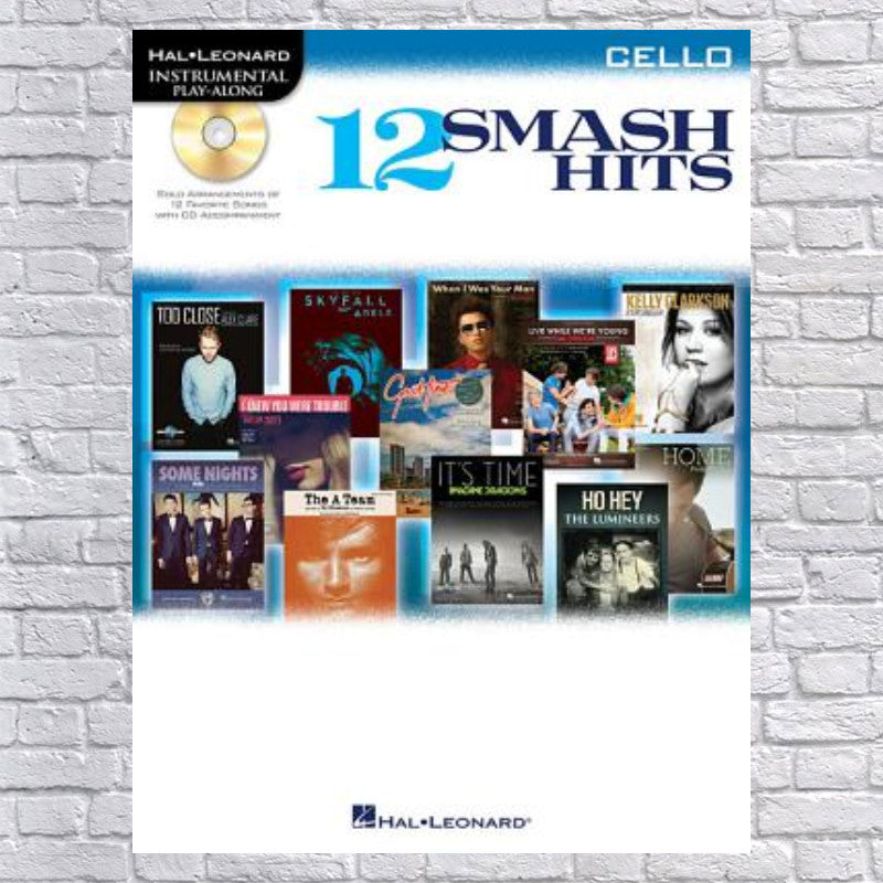 12 Smash Hits for Cello Book