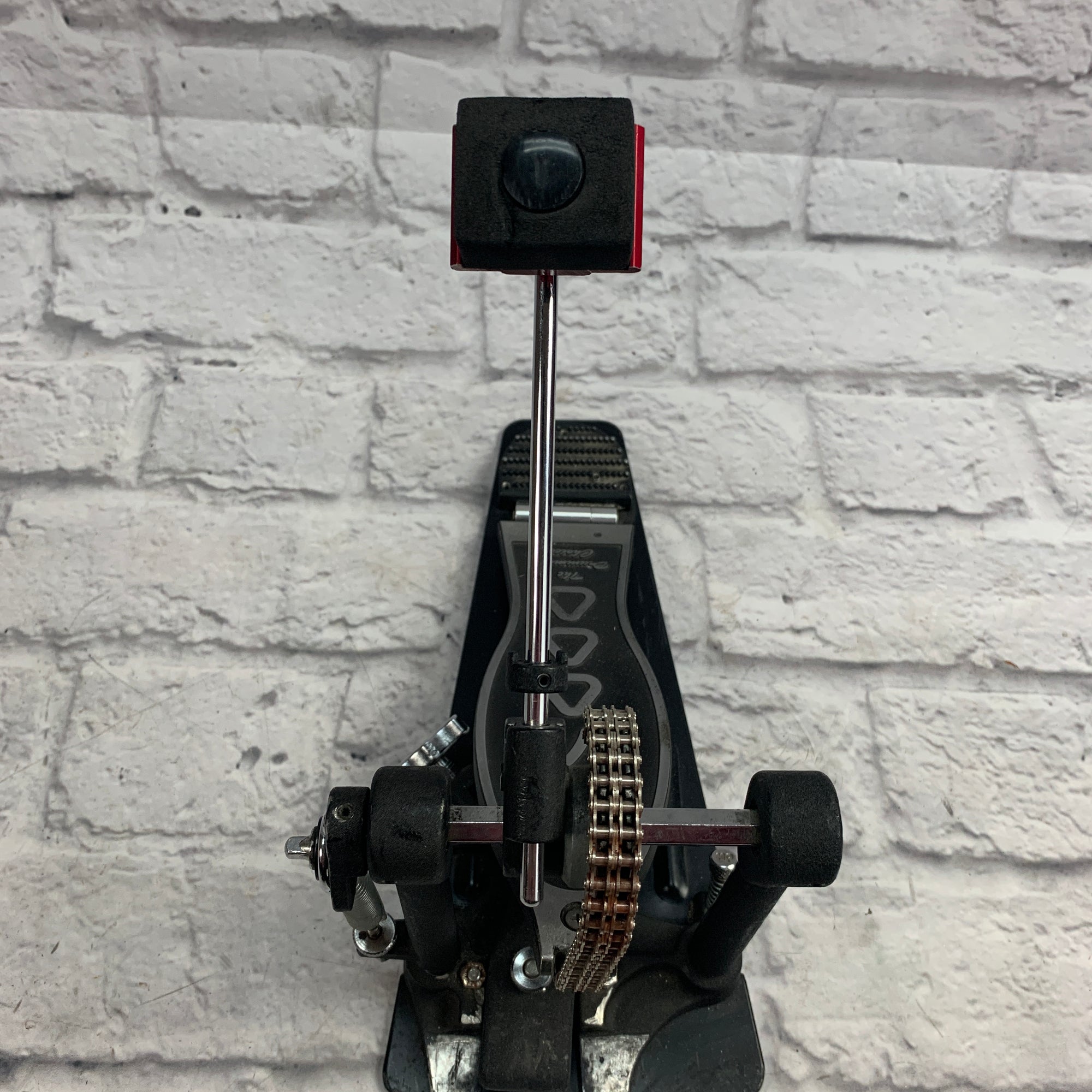 DW 7000 Dual-Chain Single Kick Pedal w/ upgraded beater
