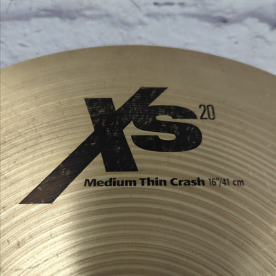Sabian XS20 Medium Thin Crash 16 Cymbal