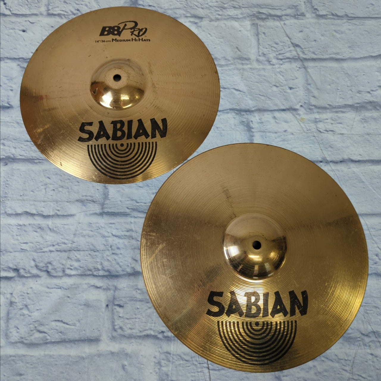 Sabian B8 Pro 14" Medium Hi Hats Cymbals