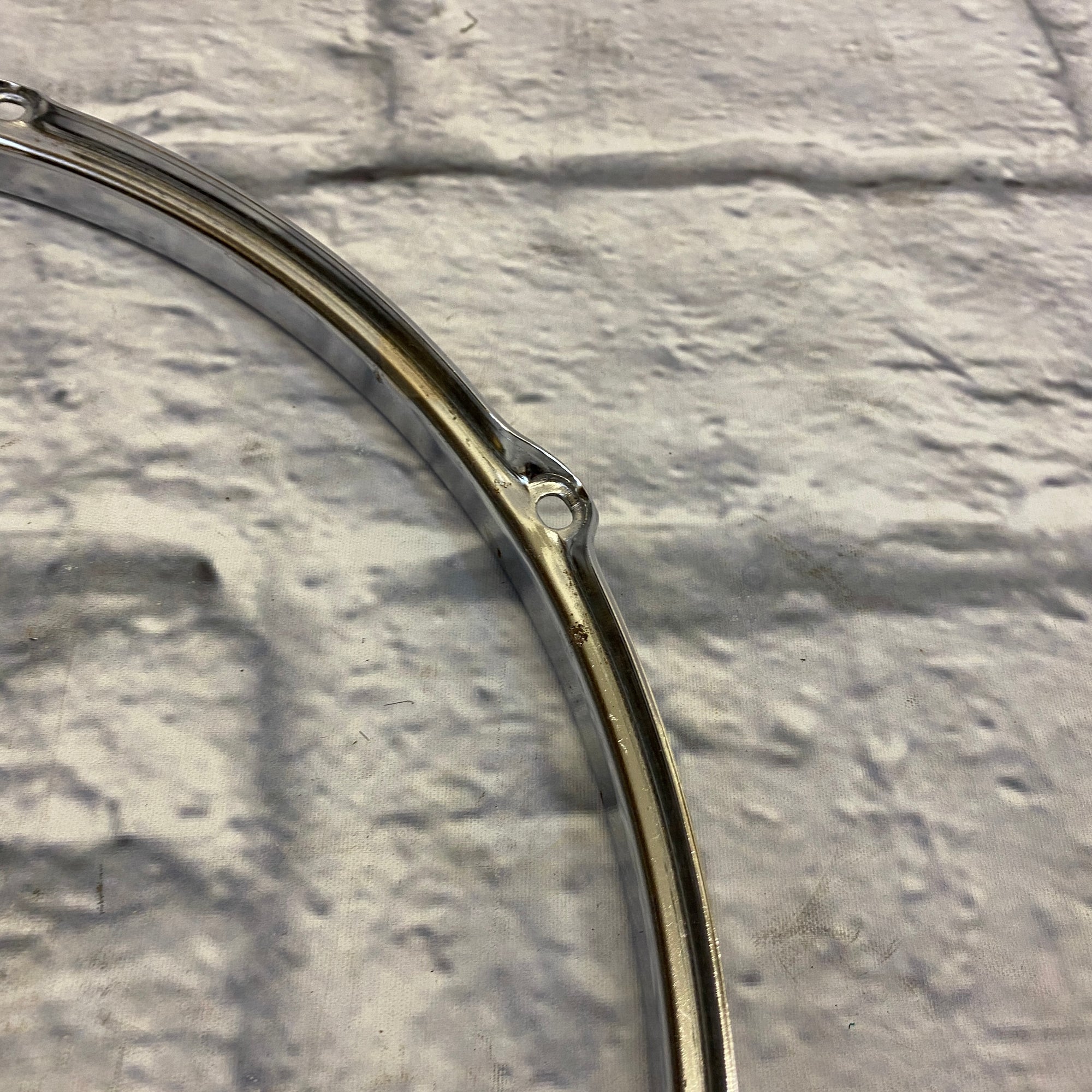Unknown 16" 8-Hole Chrome Drum Hoop