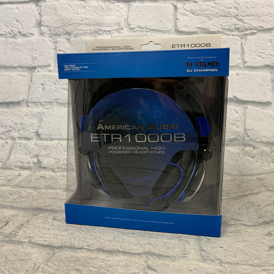 American Audio ETR 1000B DJ Headphones