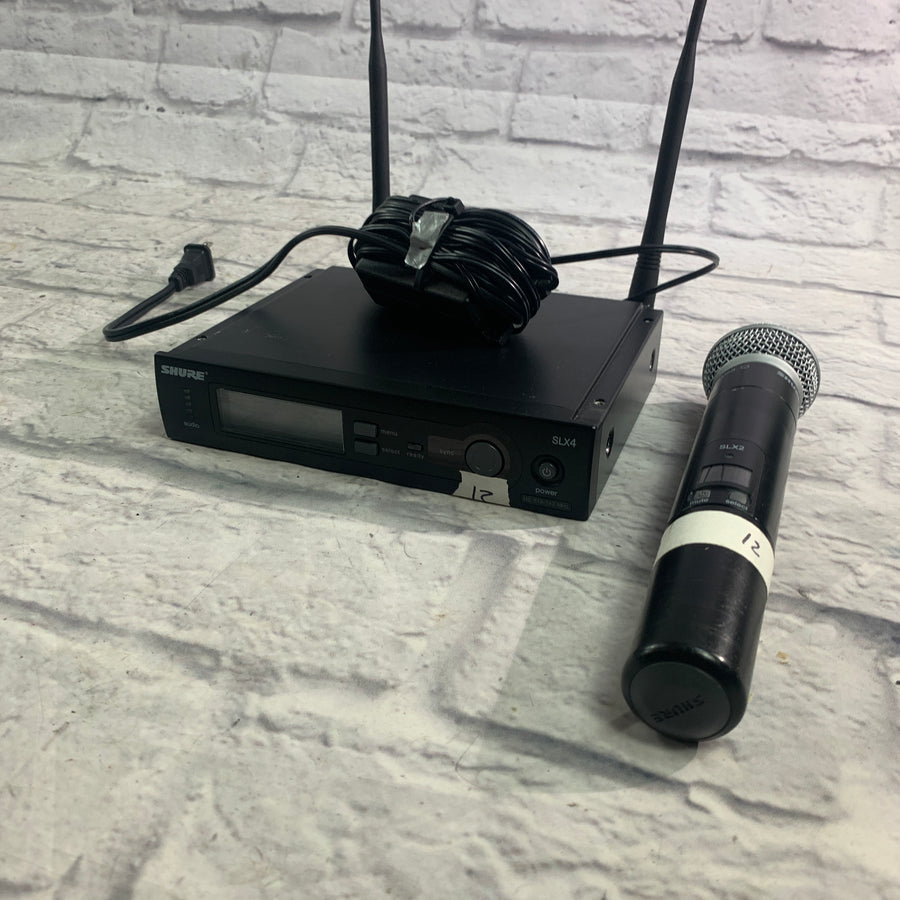 Shure SLX4 H5 SLX2 SM58 Wireless Microphone Setup