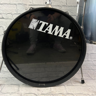 Tama Rockstar 4pc 22-16-13-12 Drum Kit - Pewter Wrap