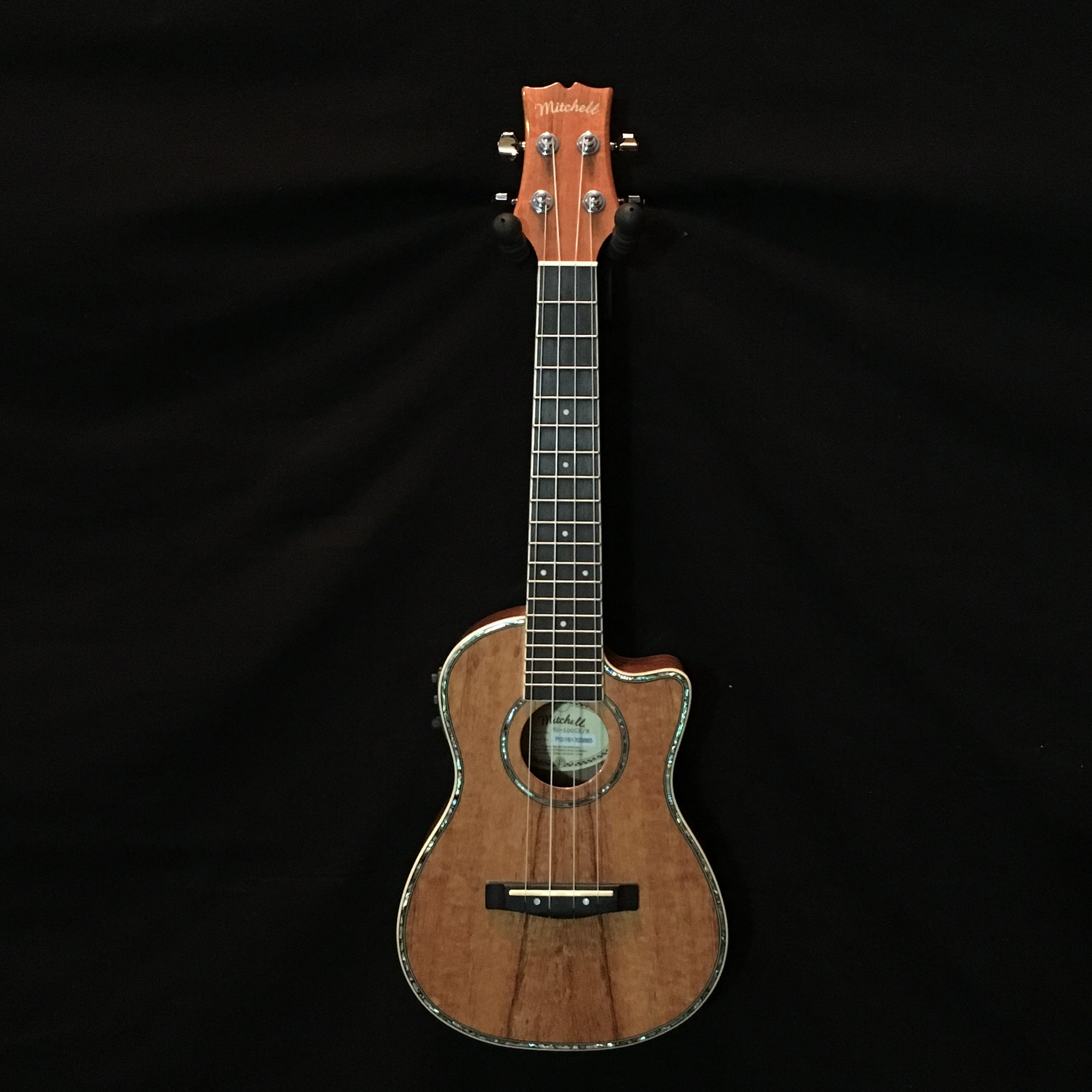 Mitchell MU100CE Acoustic-Electric Concert Ukulele Natural Koa