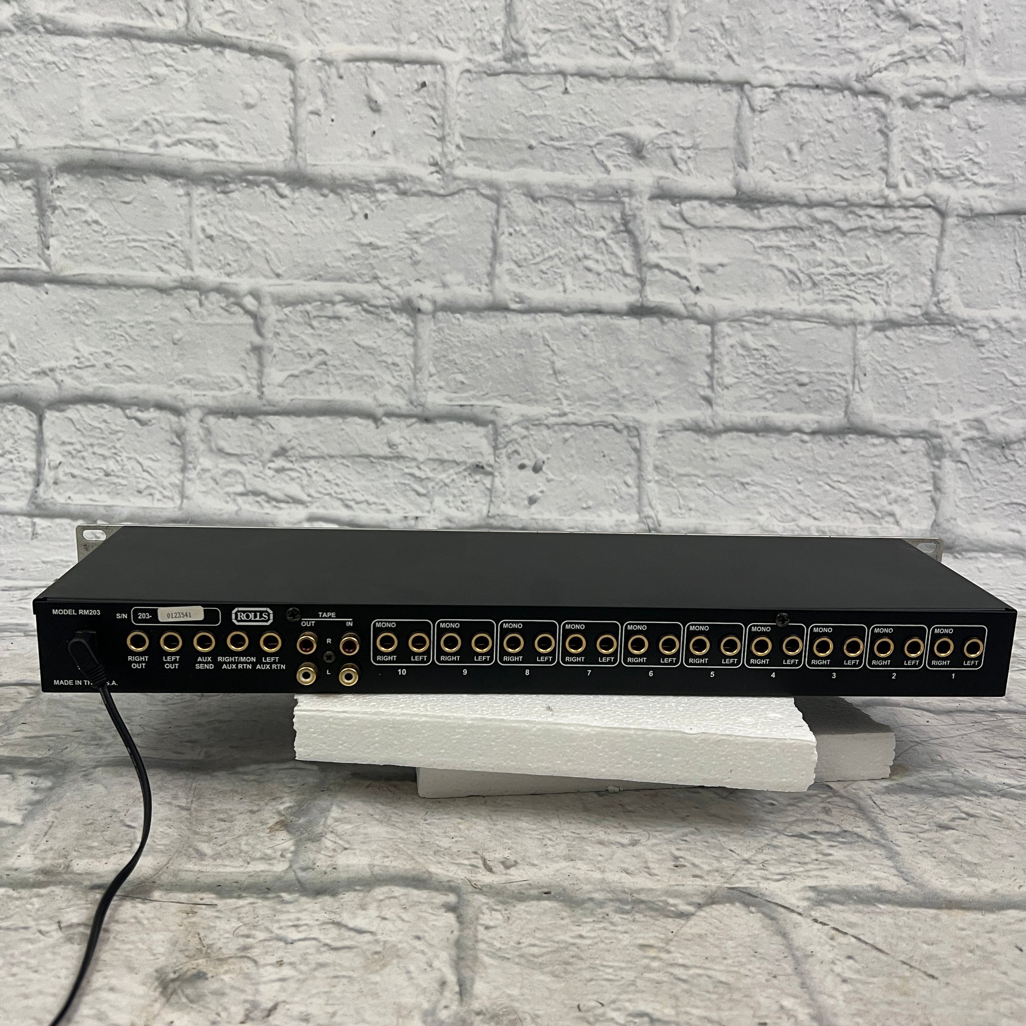 Rolls RM203 Rackmount Stereo Line Mixer