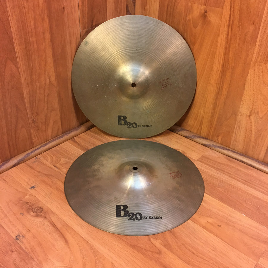 Sabian B20 14in Hi Hat Cymbal Pair