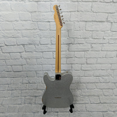 Fender Brad Paisley Road Worn Telecaster Silver Sparkle 2017