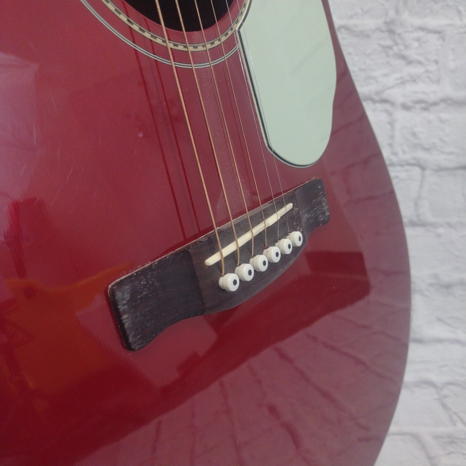 Fender SCE Sonoran Candy Apple Red Acoustic Guitar