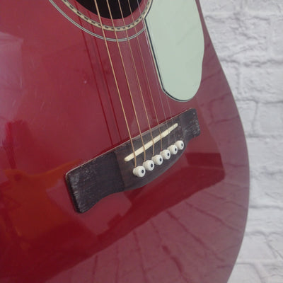Fender SCE Sonoran Candy Apple Red Acoustic Guitar