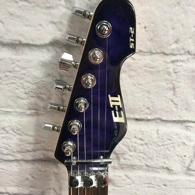 ESP E-II ST-2 Solid Body Electric Guitar with Hard Case